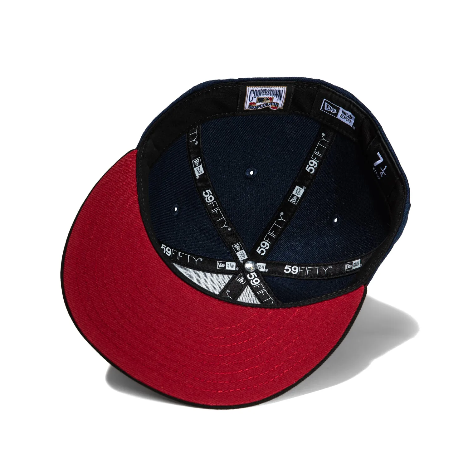 New Era 59Fifty Chicago Cubs 1908 World Series Patch Hat - Navy, Black, Brick