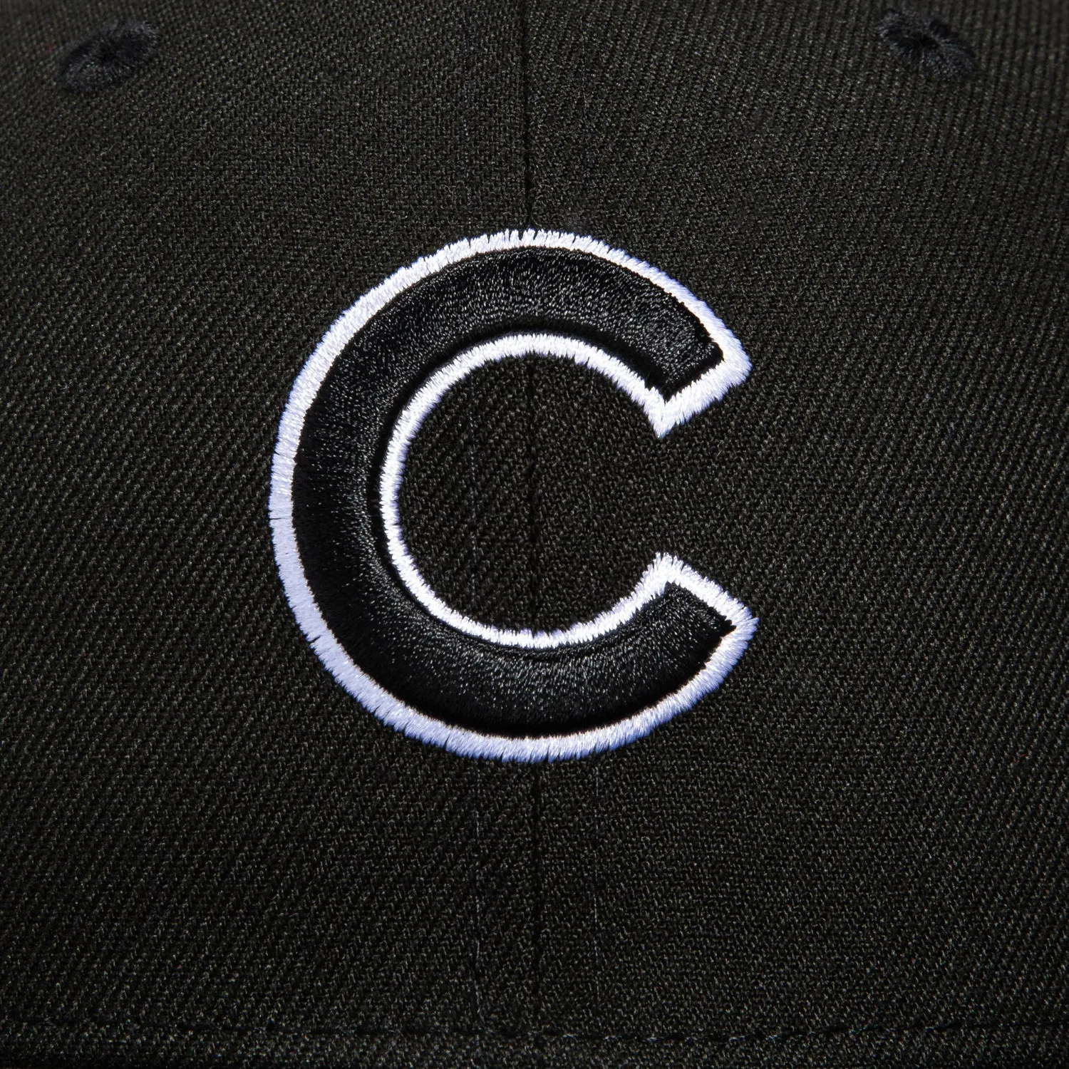 New Era 59Fifty Chicago Cubs Wrigley Field Patch Hat - Black, White