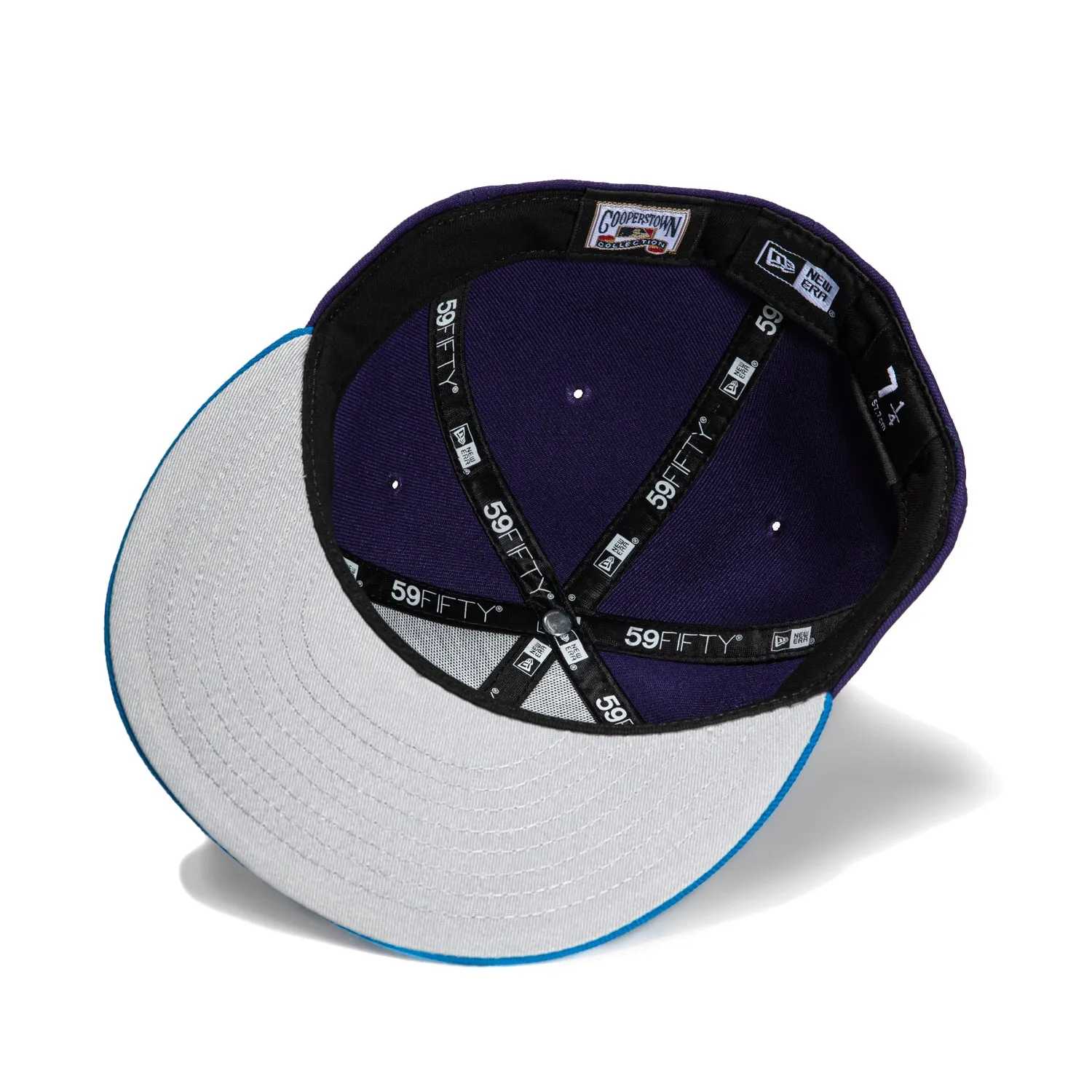 New Era 59Fifty Chicago White Sox 1998 All Star Game Patch Script Hat - Purple, Neon Blue