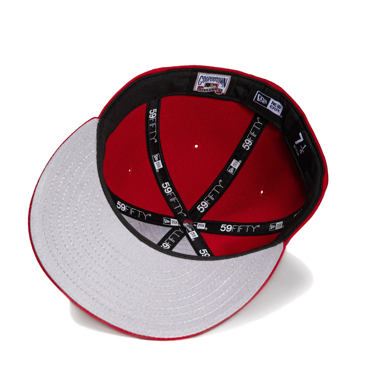 New Era 59Fifty Chicago White Sox 2005 World Series Patch Hat - Red. White