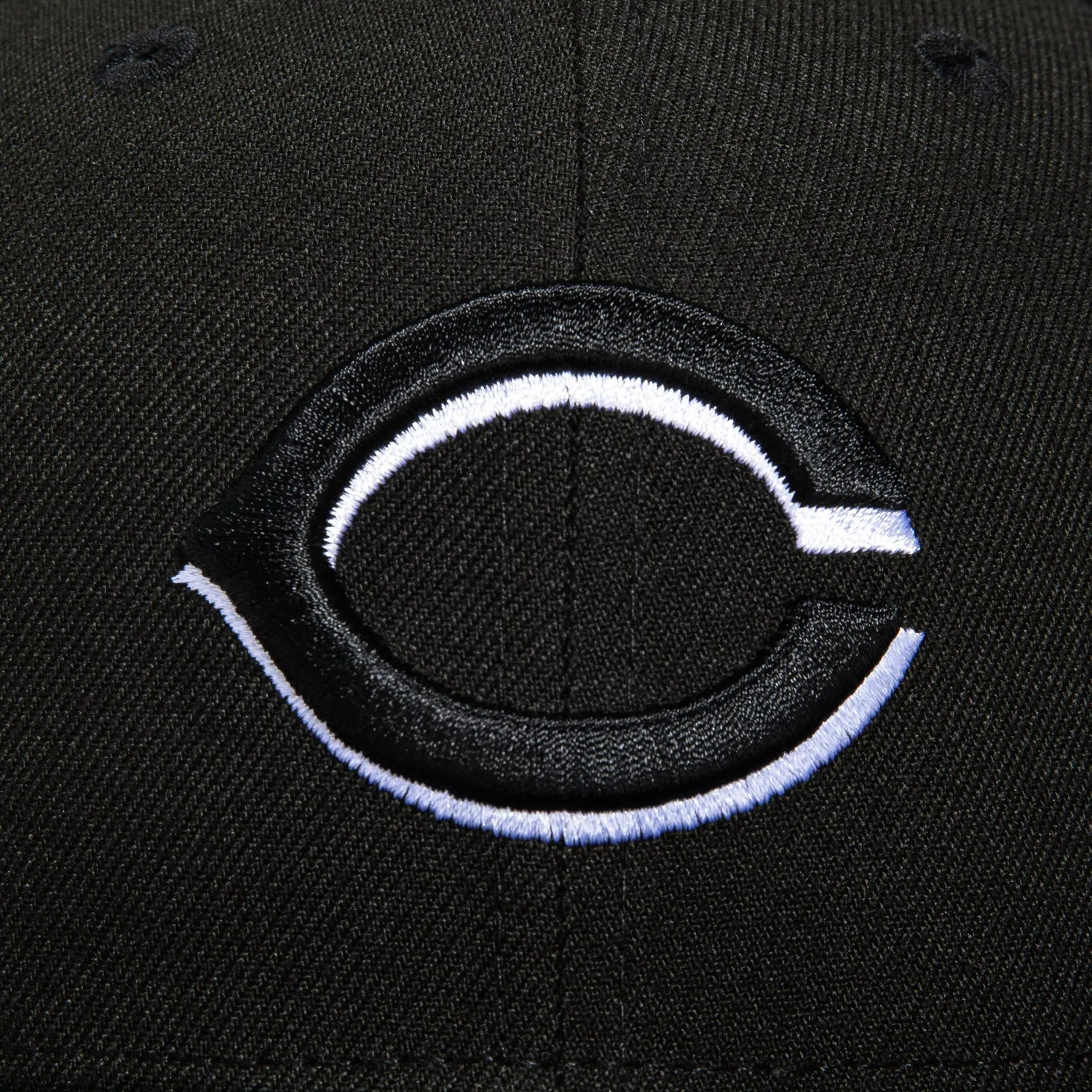 New Era 59Fifty Cincinnati Reds Inaugural Patch Hat - Black, White