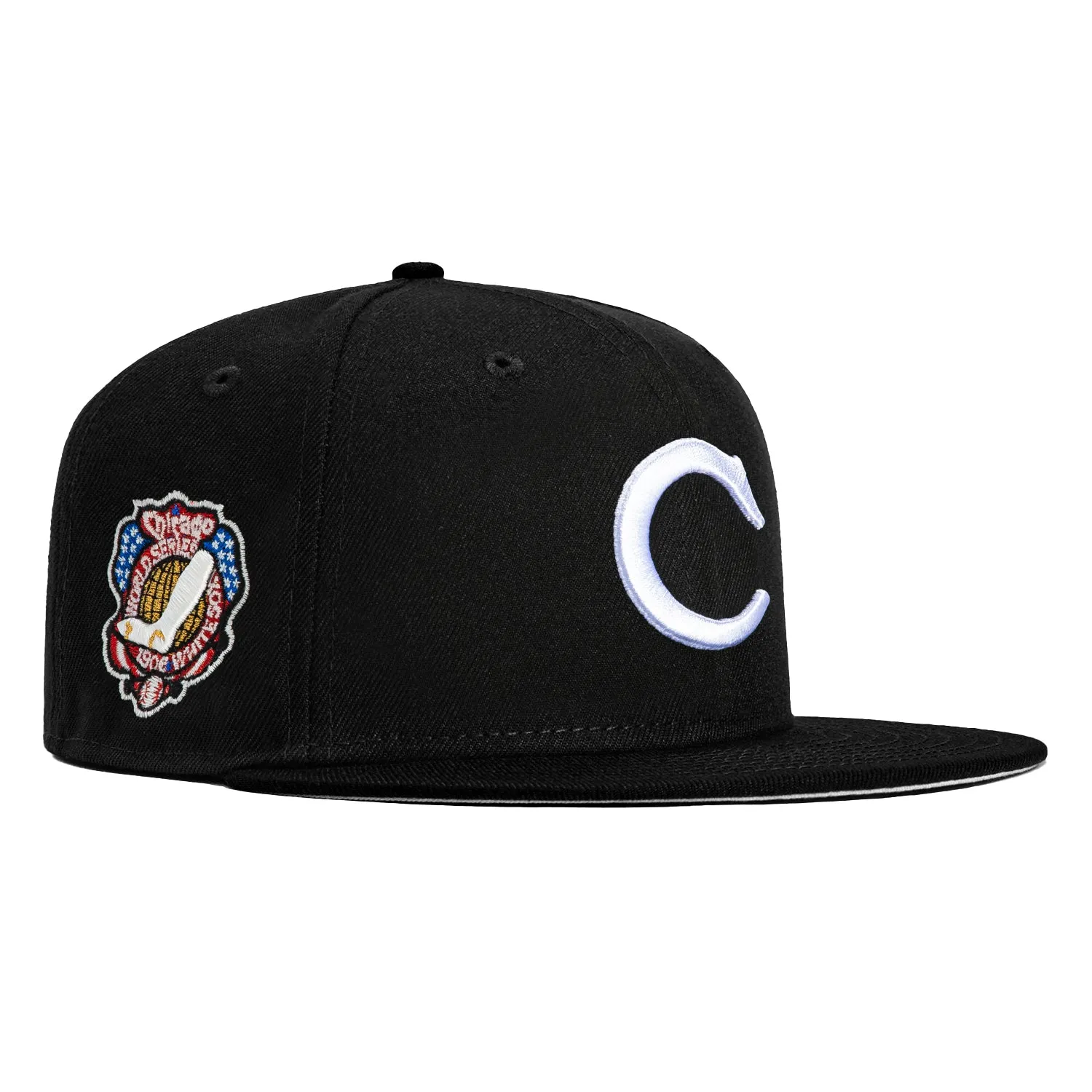 New Era 59Fifty City Sleeps Chicago White Sox 1906 World Series Patch Hat - Black. White