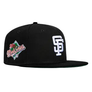 New Era 59Fifty City Sleeps San Francisco Giants 1989 World Series Patch Hat - Black. White