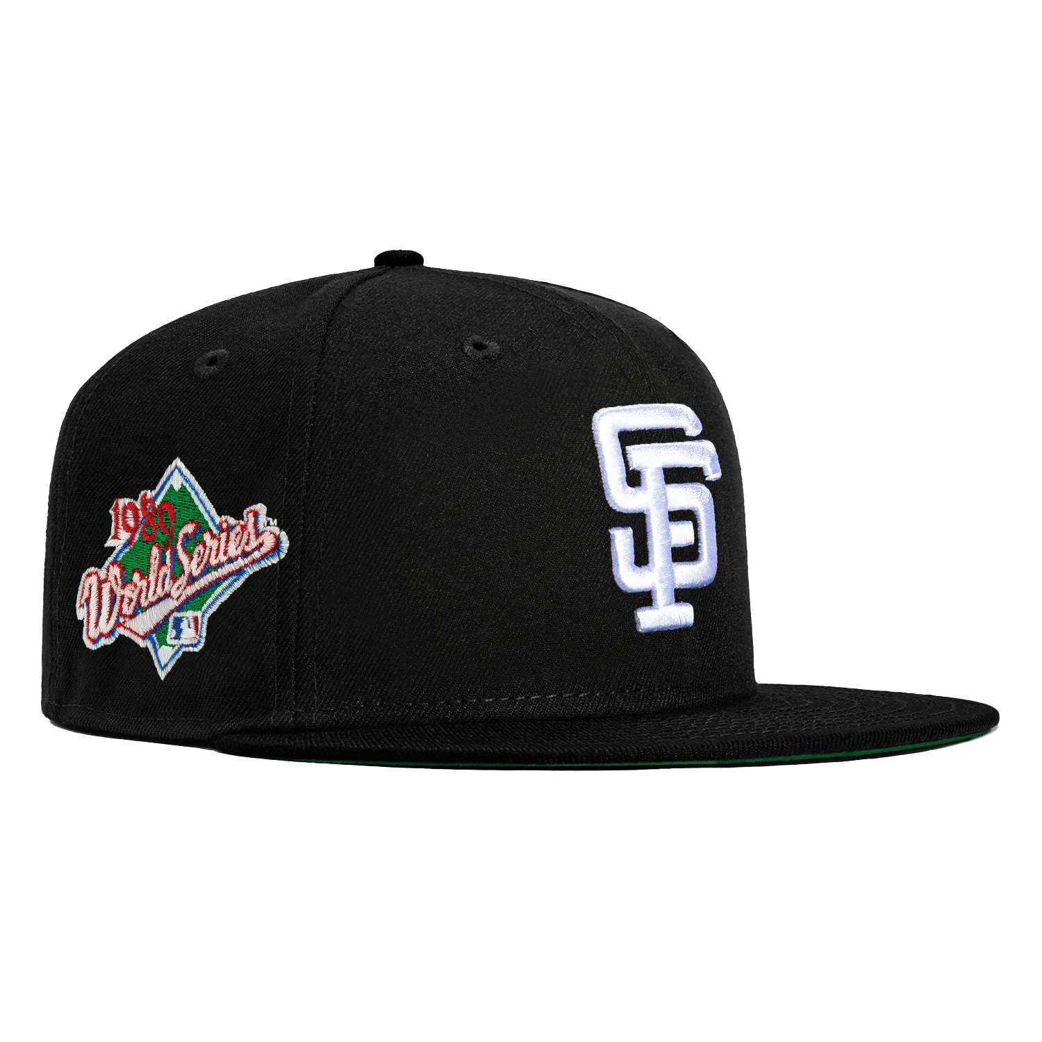 New Era 59Fifty City Sleeps San Francisco Giants 1989 World Series Patch Hat - Black. White