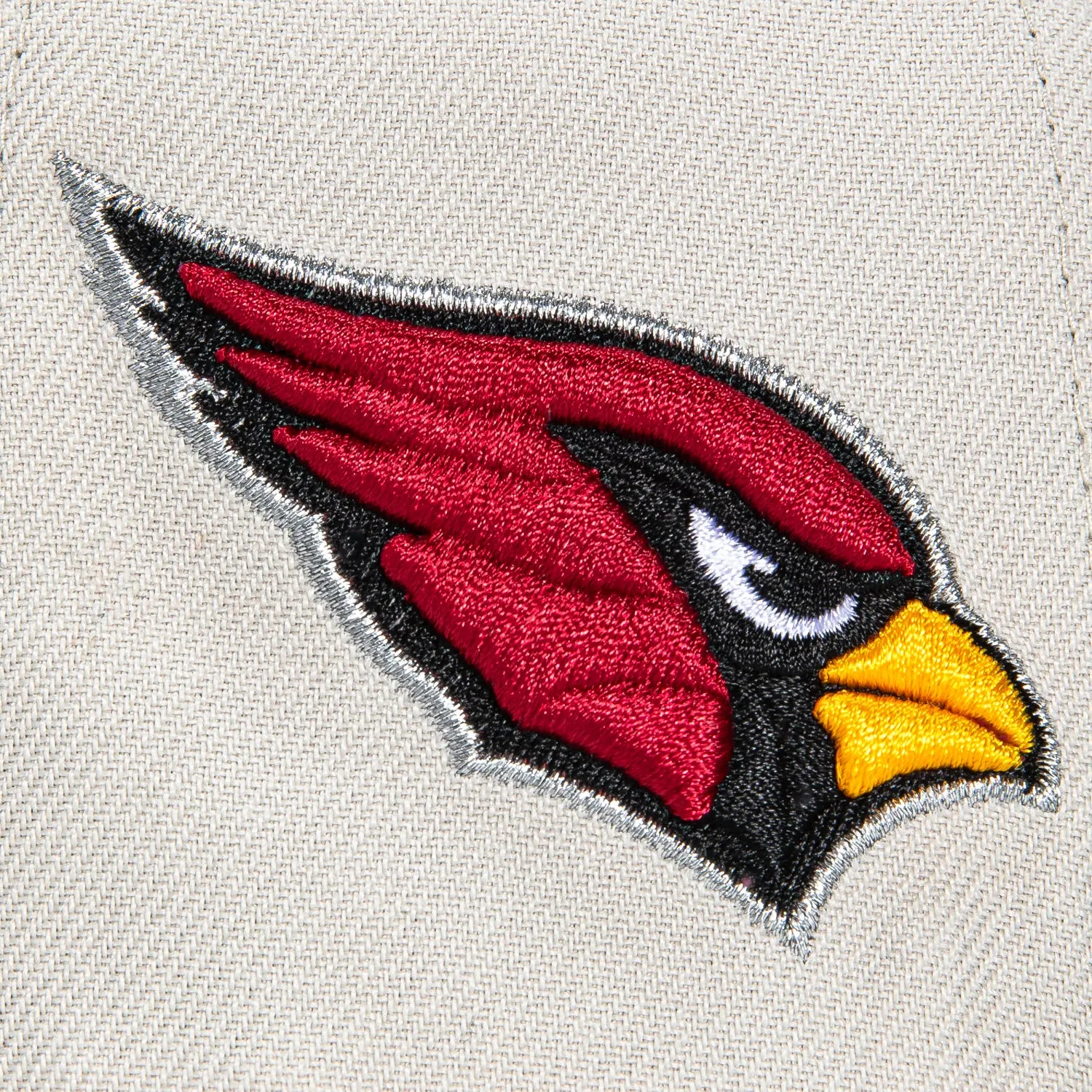 New Era 59Fifty City Stone Dome Arizona Cardinals Logo Patch Hat - Stone. Black