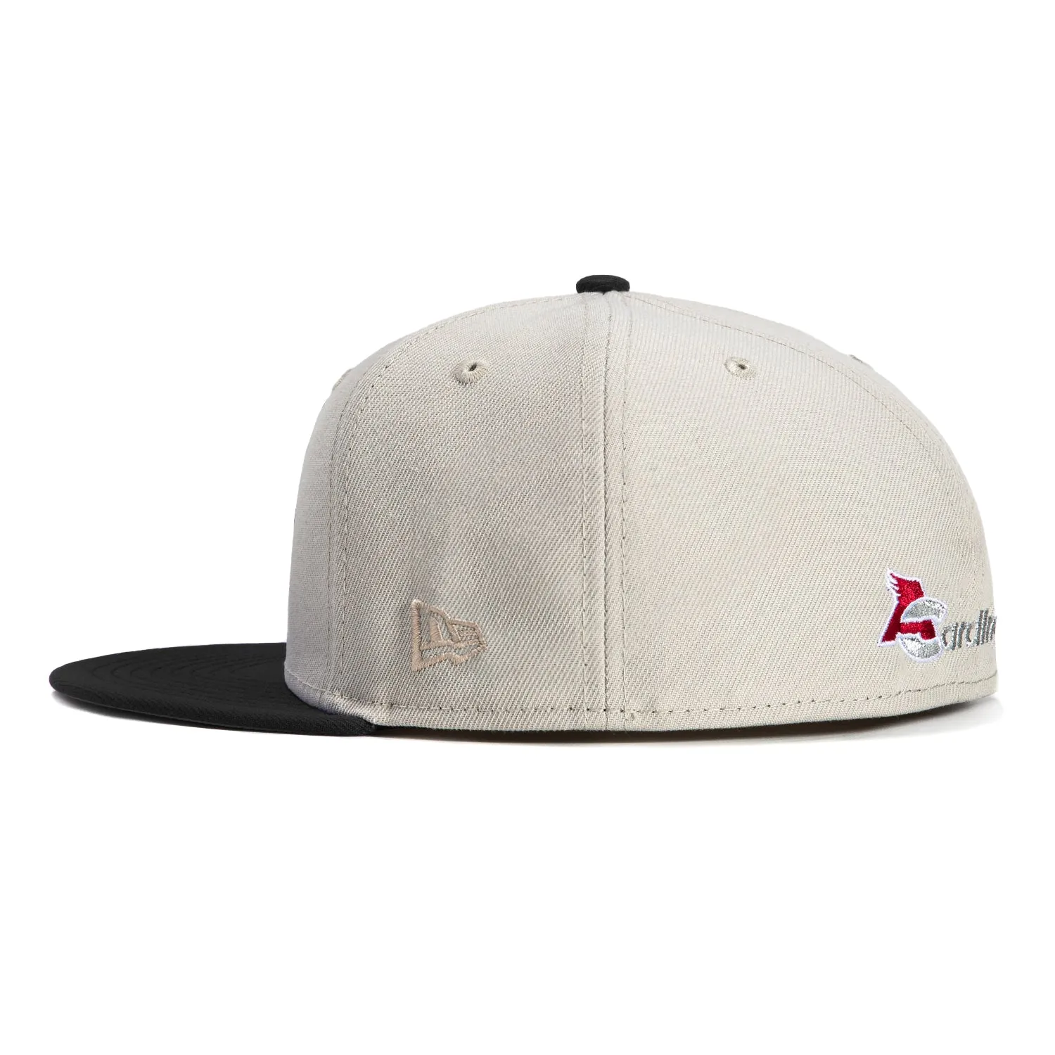 New Era 59Fifty City Stone Dome Arizona Cardinals Logo Patch Hat - Stone. Black