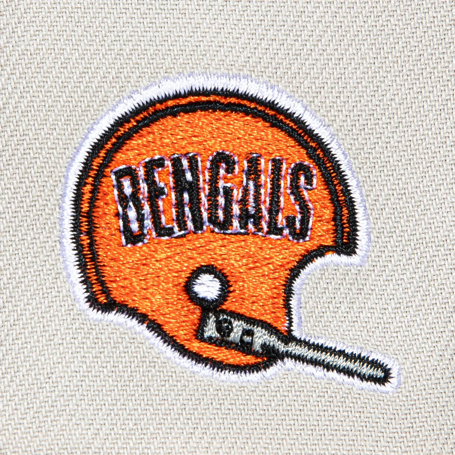 New Era 59Fifty City Stone Dome Cincinnati Bengals Logo Patch Hat - Stone. Black
