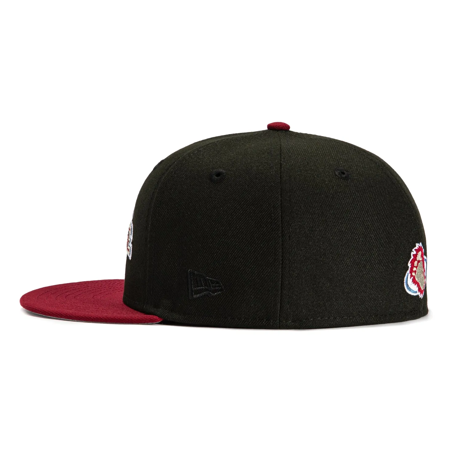 New Era 59Fifty Colorado Avalanche 2001 Stanley Cup Patch Logo Hat - Black. Cardinal