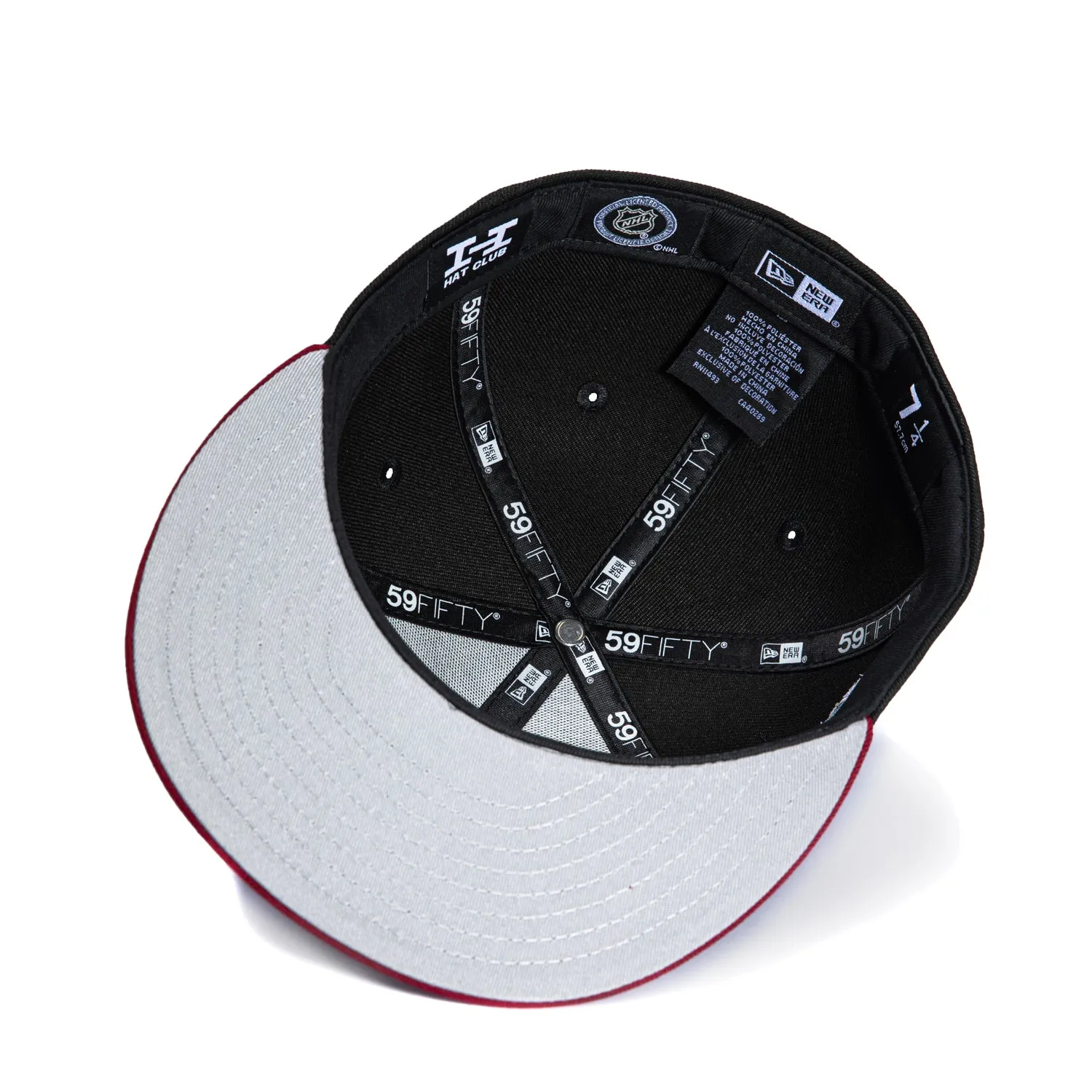 New Era 59Fifty Colorado Avalanche 2001 Stanley Cup Patch Logo Hat - Black. Cardinal
