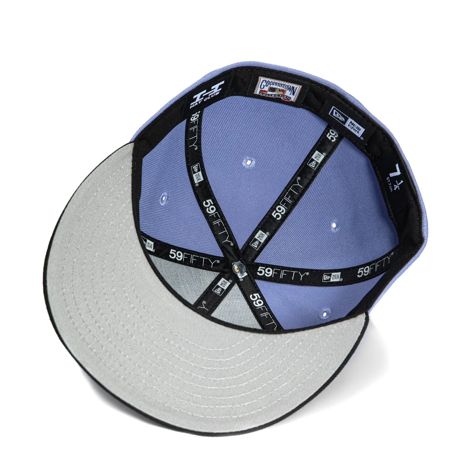 New Era 59Fifty Colorado Rockies 1998 All Star Game Patch Hat - Lavender. Black. Red