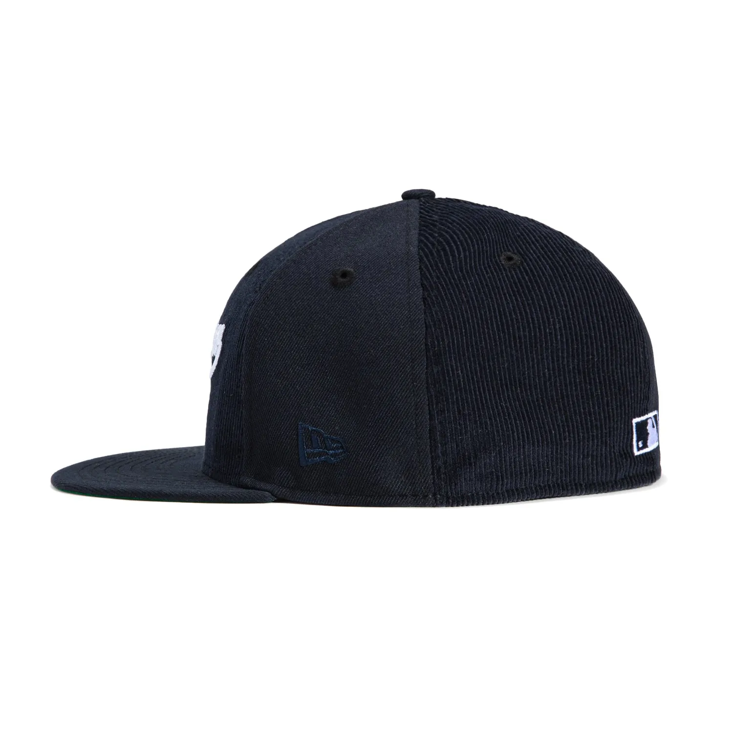 New Era 59Fifty Corduroy San Francisco Giants Battle of the Bay Patch Pinwheel Script Hat - Navy. White
