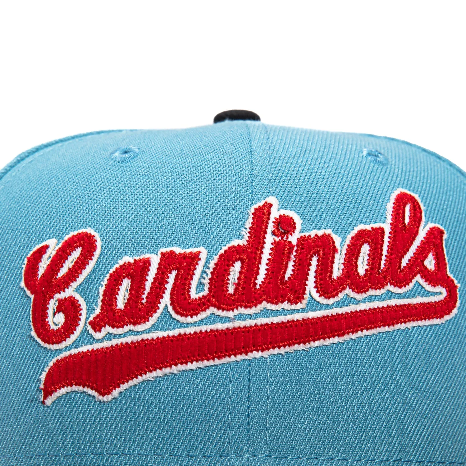 New Era 59Fifty Corduroy Script St Louis Cardinals Inaugural Patch Hat - Light Blue, Navy