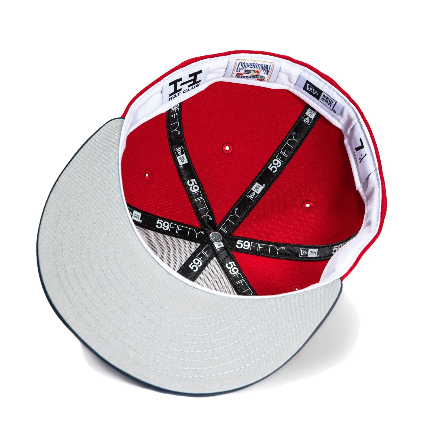 New Era 59Fifty Corduroy Script Texas Rangers Final Season Patch Hat - Red, Navy