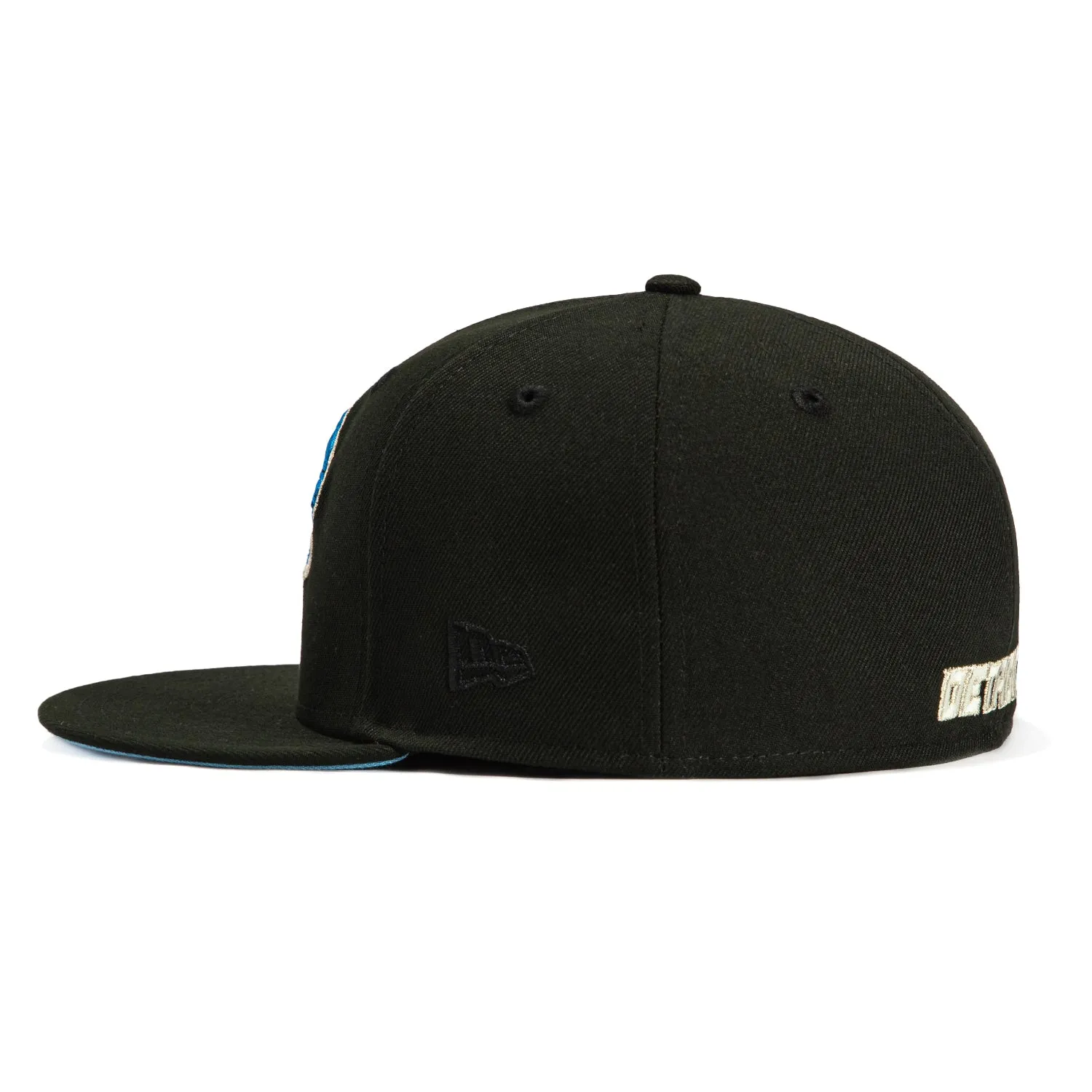 New Era 59Fifty Detroit Lions 75th Anniversary Patch Hat - Black
