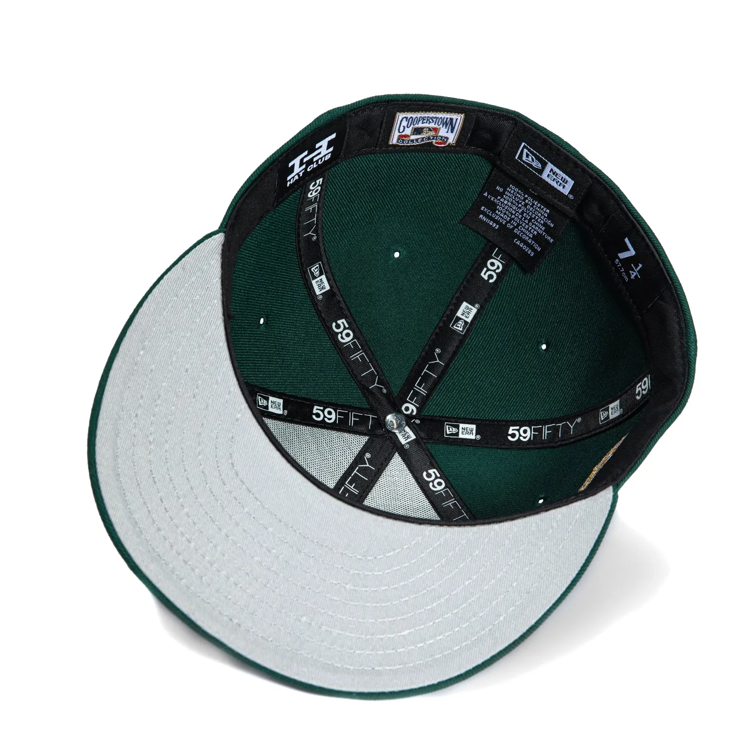 New Era 59Fifty Detroit Tigers 1971 All Star Game Patch BP Hat - Green. Metallic Gold