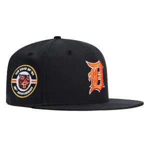 New Era 59Fifty Detroit Tigers 40th Anniversary Champions Patch Hat - Navy. Orange