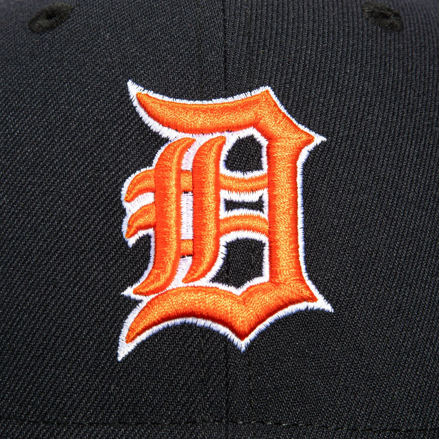 New Era 59Fifty Detroit Tigers 40th Anniversary Champions Patch Hat - Navy. Orange