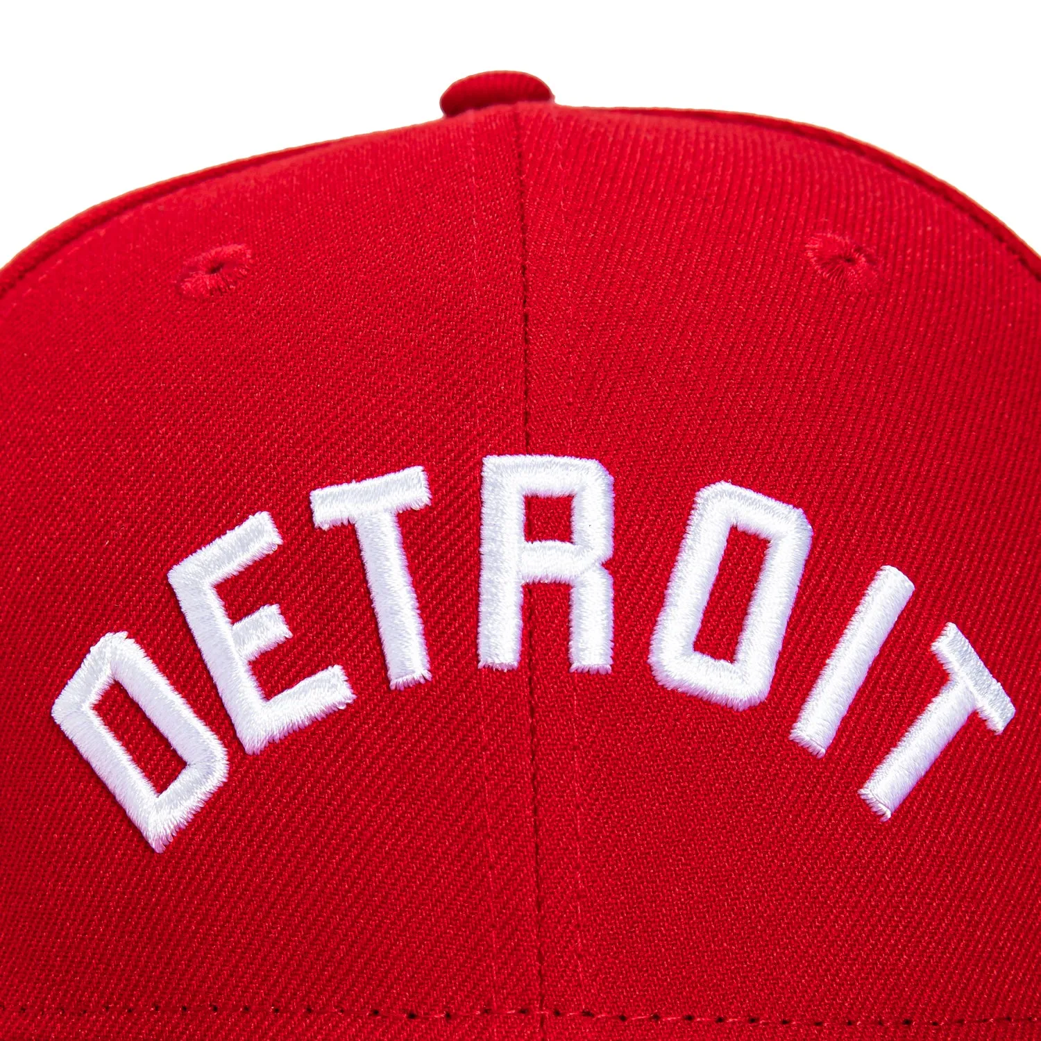 New Era 59Fifty Detroit Tigers Stadium Patch Word Hat - Red. White