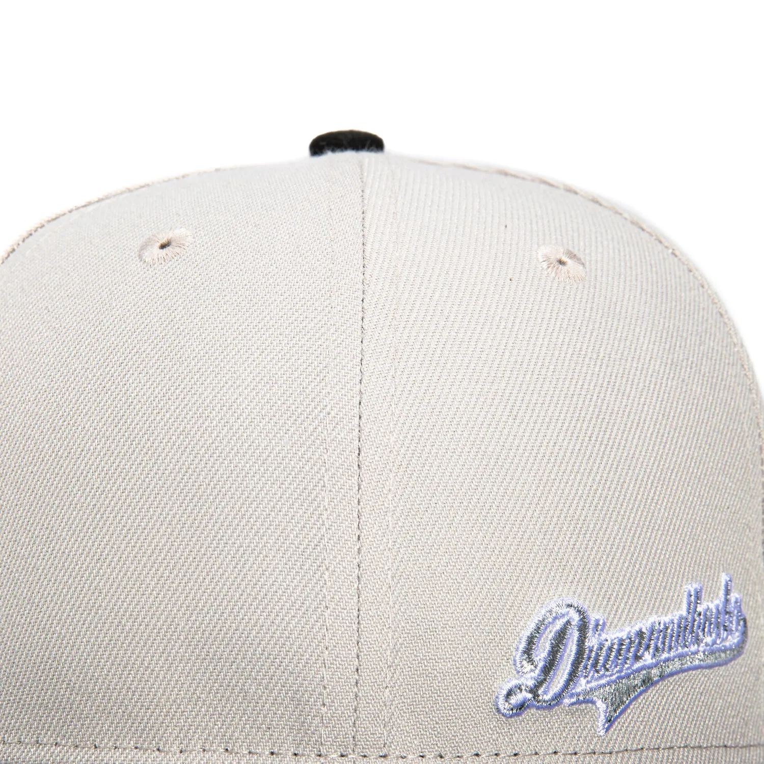 New Era 59Fifty Flawless Script Arizona Diamondbacks Inaugural Patch Hat - Stone, Black