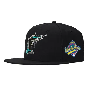 New Era 59Fifty Florida Marlins 1997 World Series Patch Hat - Black