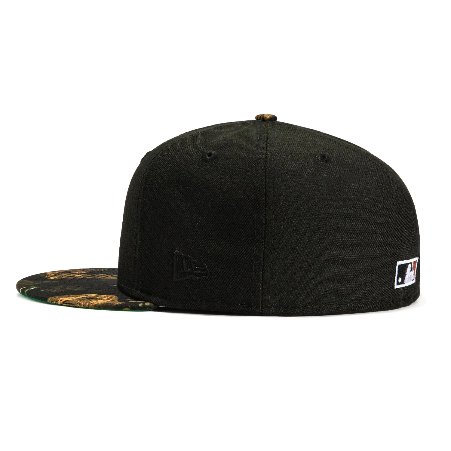 New Era 59Fifty Green Leaf Camo San Francisco Giants 2007 All Star Game Patch Hat - Black, Realtree