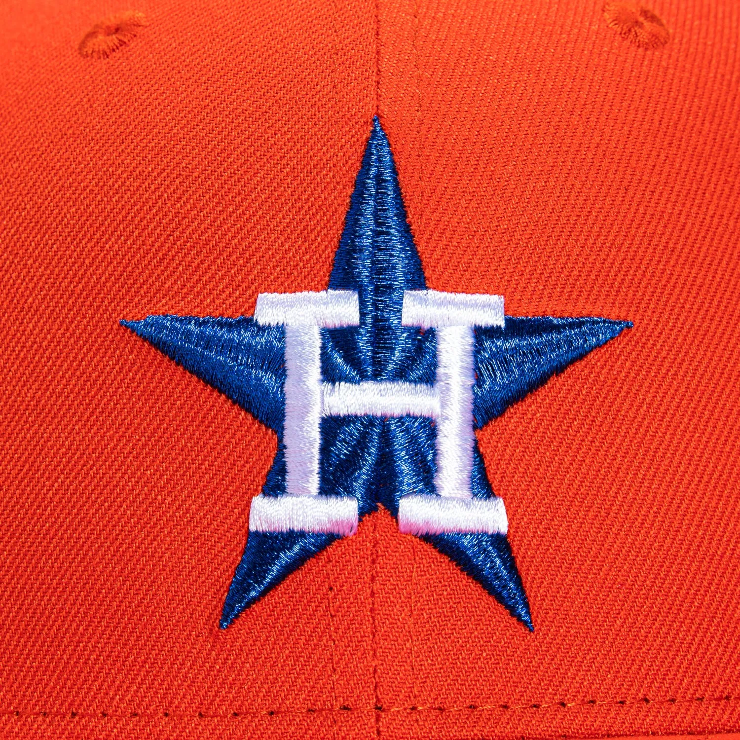 New Era 59Fifty Houston Astros 1977 Logo Patch Hat - Orange