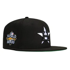 New Era 59Fifty Houston Astros 2022 World Series Patch Hat -  Black. White