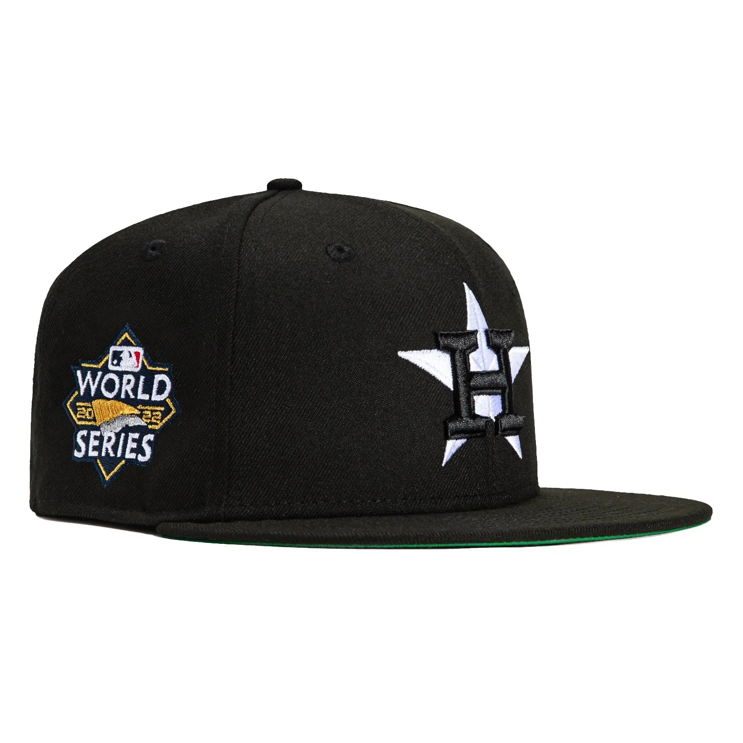 New Era 59Fifty Houston Astros 2022 World Series Patch Hat -  Black. White