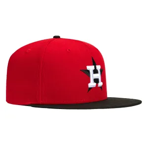 New Era 59Fifty Houston Astros Hat - Red. Black. White