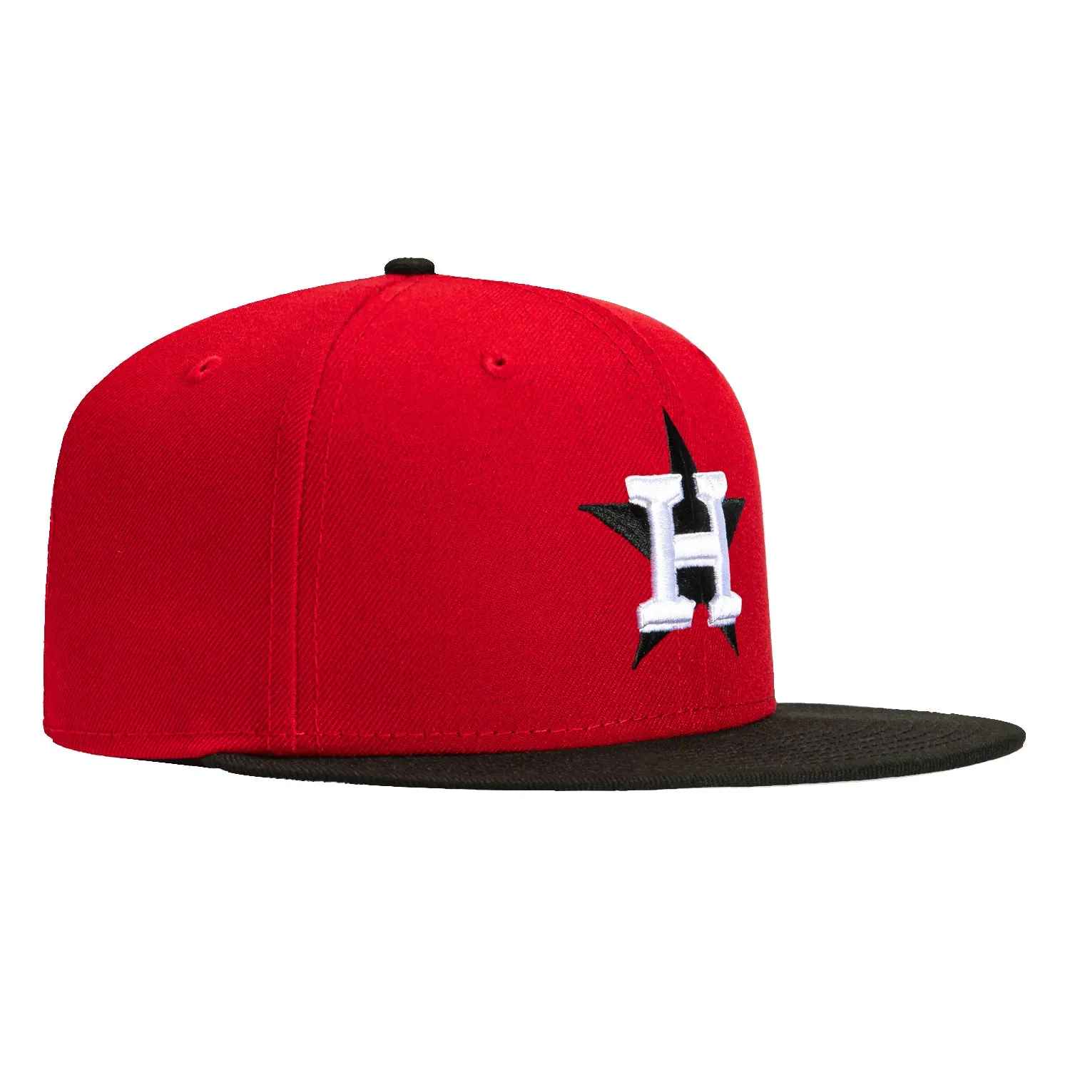 New Era 59Fifty Houston Astros Hat - Red. Black. White