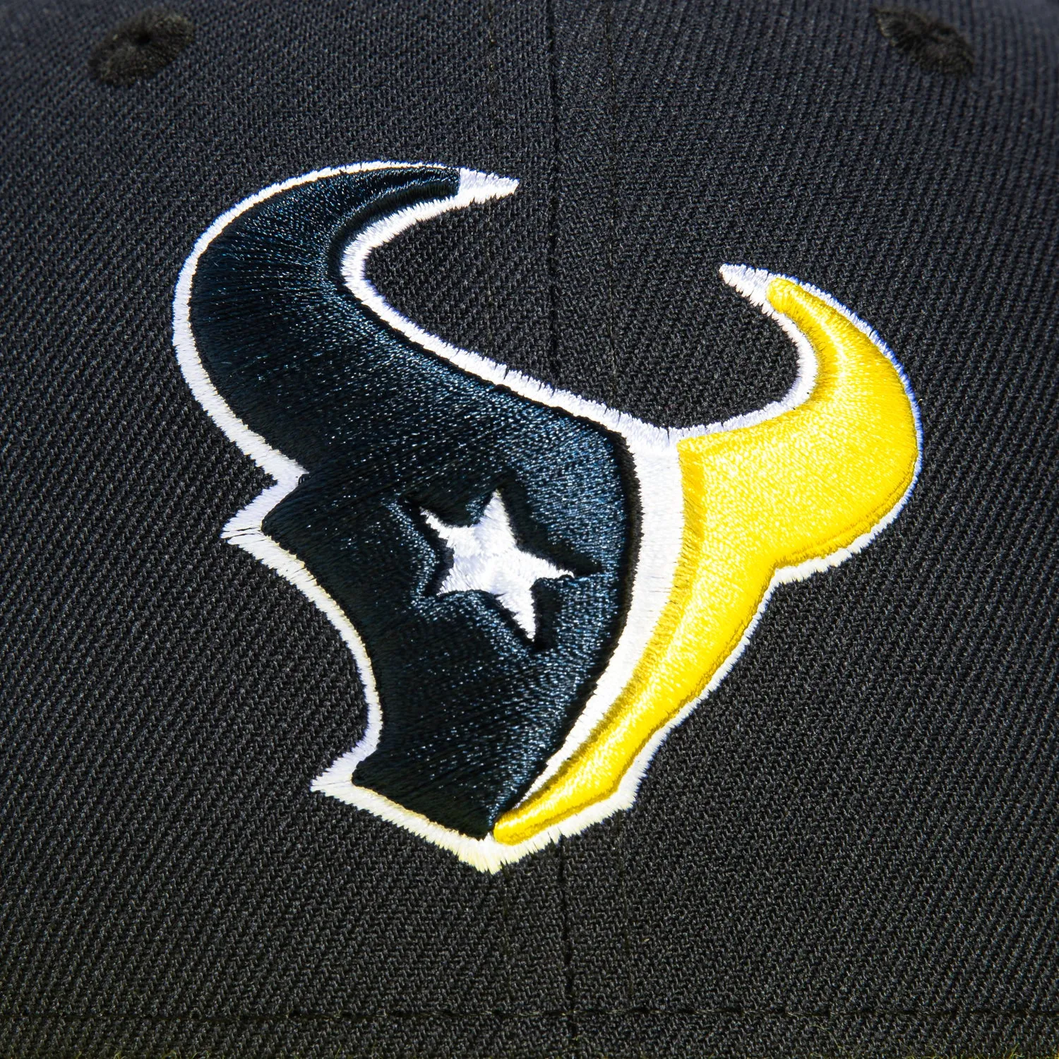 New Era 59Fifty Houston Texans 20th Anniversary Patch Hat - Navy. Yellow