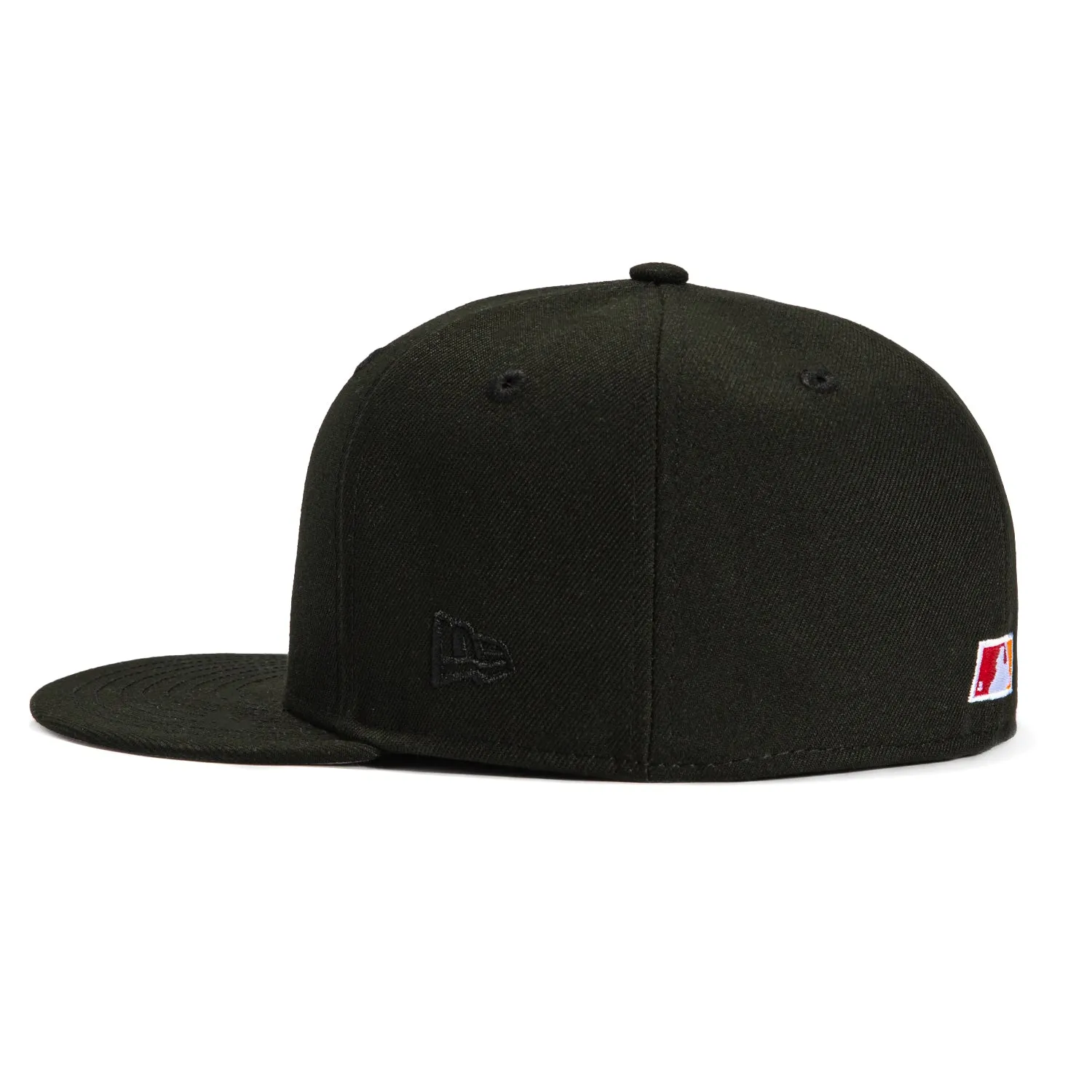 New Era 59Fifty Kansas City Royals 1987 All Star Game Patch Hat - Black. Metallic Silver