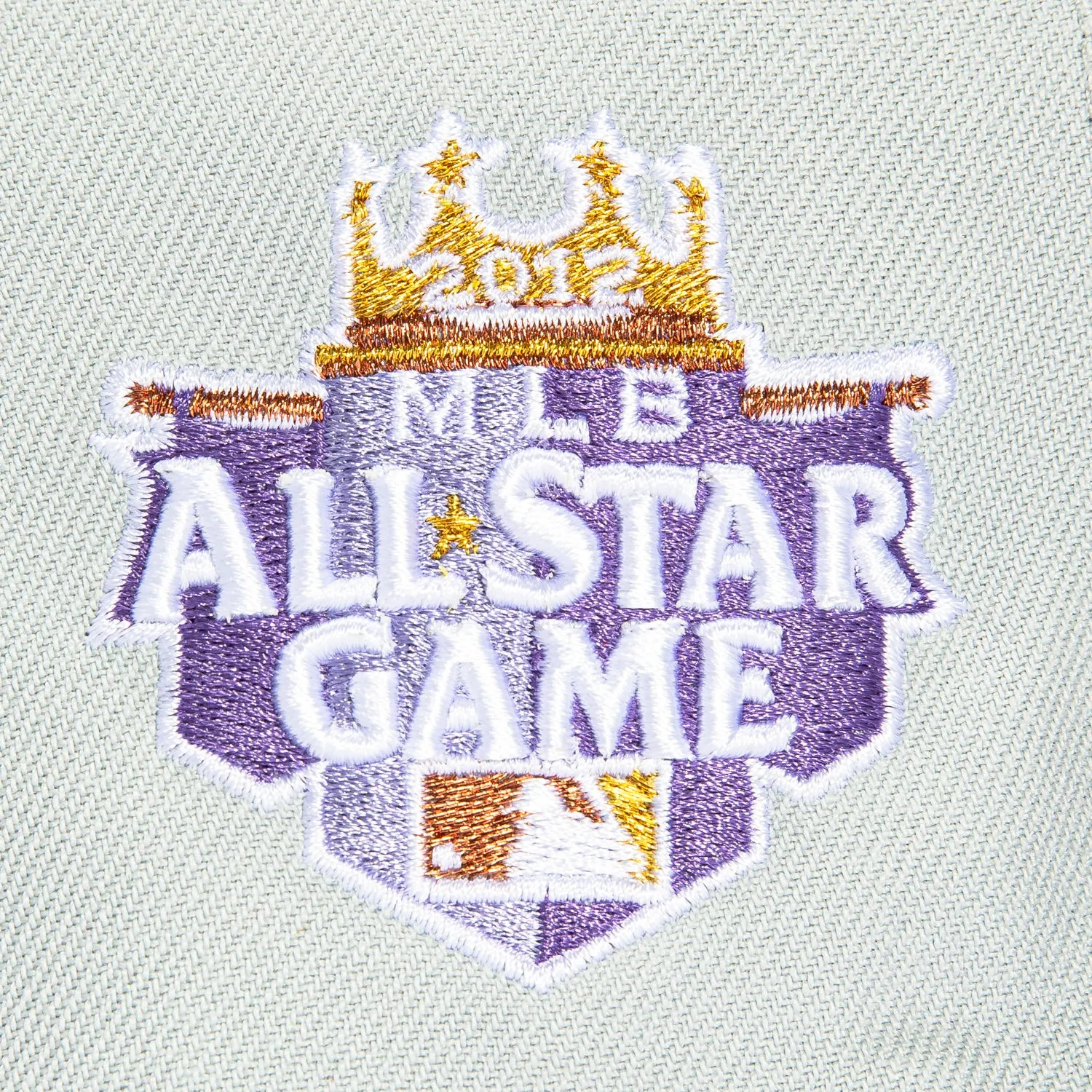 New Era 59Fifty Kansas City Royals 2012 All Star Game Patch Hat - Grey, Purple