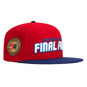 New Era 59Fifty Kansas Jayhawks 1988 Final Four Patch Final Four Hat - Red, Royal