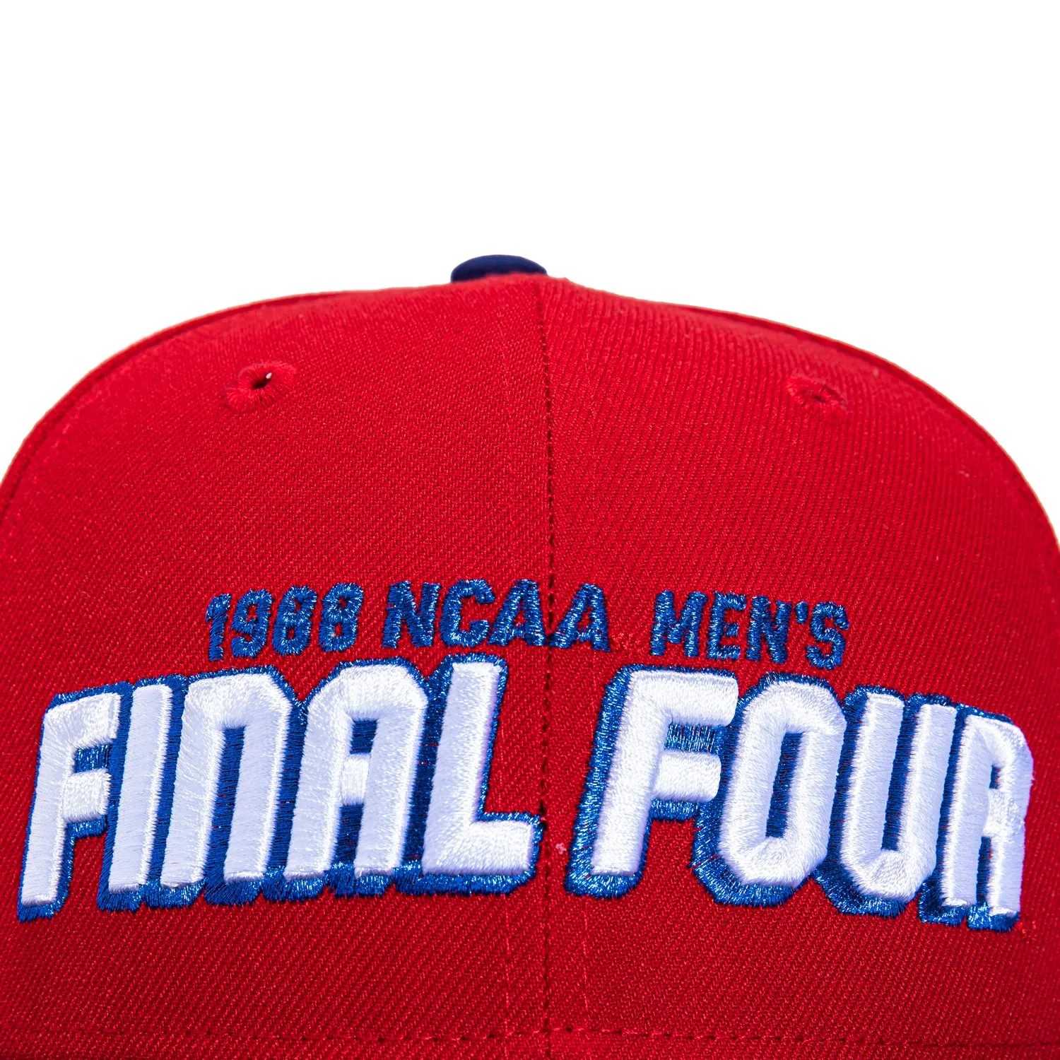 New Era 59Fifty Kansas Jayhawks 1988 Final Four Patch Final Four Hat - Red, Royal