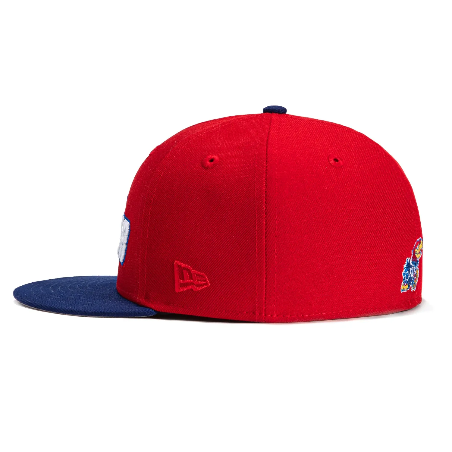 New Era 59Fifty Kansas Jayhawks 1988 Final Four Patch Final Four Hat - Red, Royal