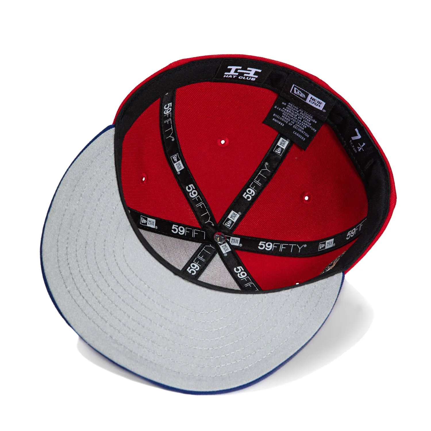 New Era 59Fifty Kansas Jayhawks 1988 Final Four Patch Final Four Hat - Red, Royal