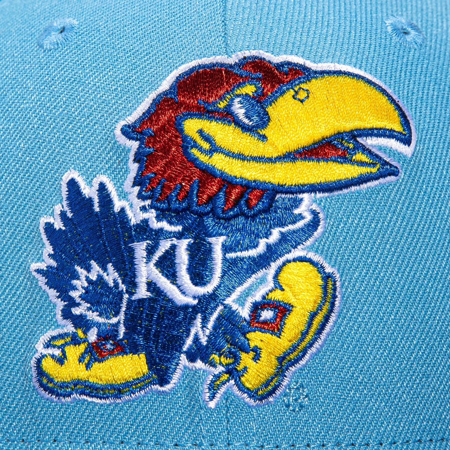 New Era 59Fifty Kansas Jayhawks 1988 Final Four Patch Hat - Light Blue, Royal