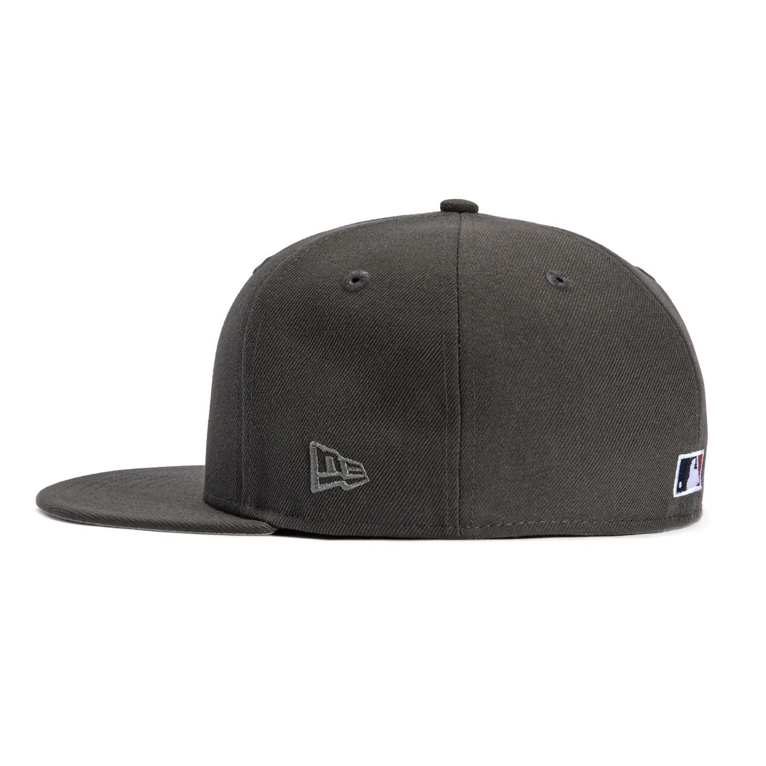 New Era 59Fifty Los Angeles Angels 2010 All Star Game Patch Hat - Graphite. Red. Metallic Gold