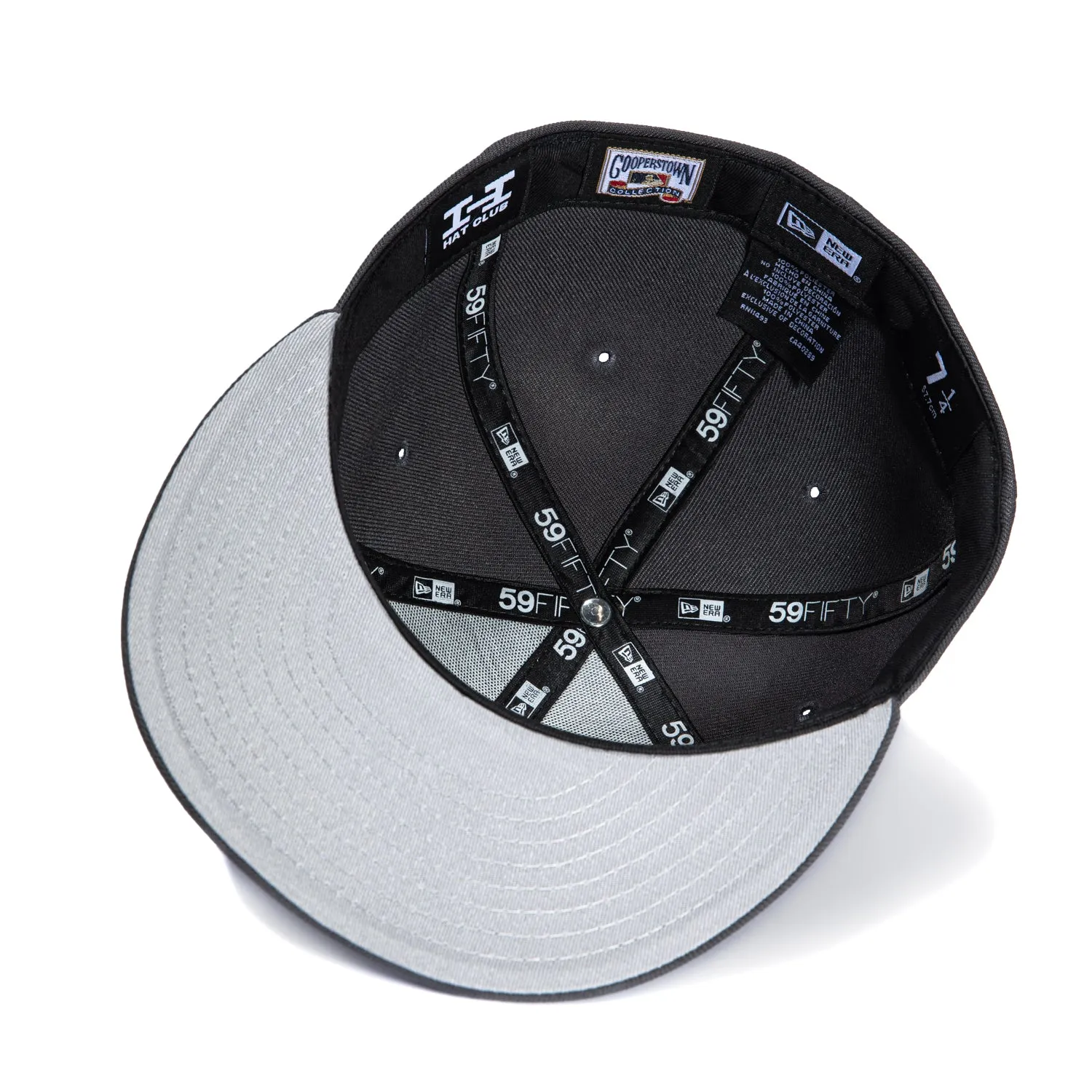 New Era 59Fifty Los Angeles Angels 2010 All Star Game Patch Hat - Graphite. Red. Metallic Gold
