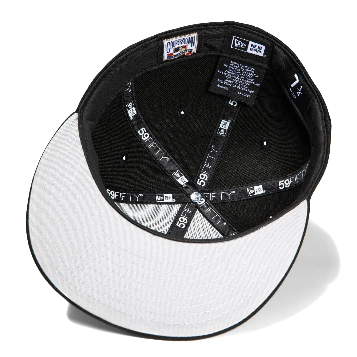 New Era 59Fifty Los Angeles Angels 25th Anniversary Patch Hat - Black, Black, Red