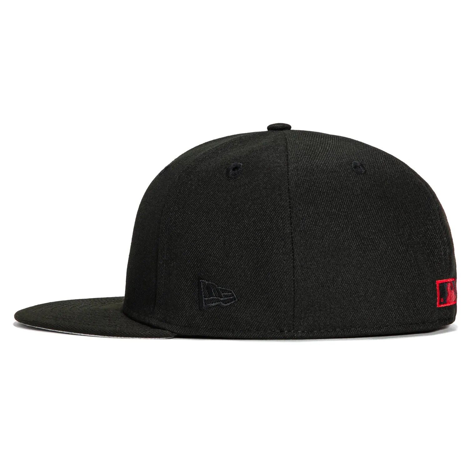 New Era 59Fifty Los Angeles Angels 25th Anniversary Patch Hat - Black, Black, Red