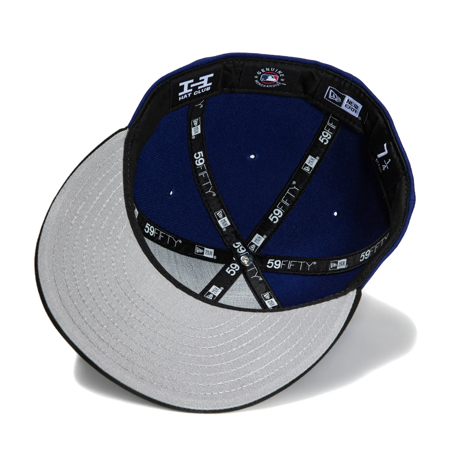 New Era 59Fifty Los Angeles Angels 50th Anniversary Patch Logo Hat - Royal, Black
