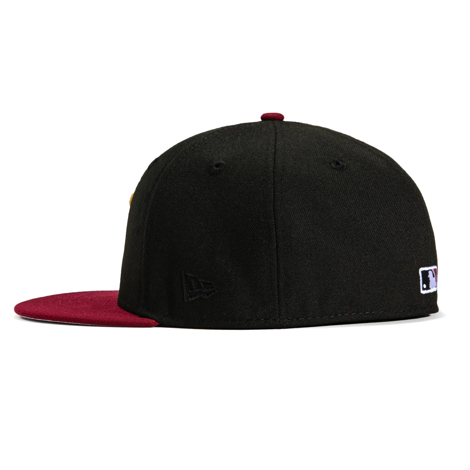 New Era 59Fifty Los Angeles Angels 60th Anniversary Patch Hat - Black, Cardinal