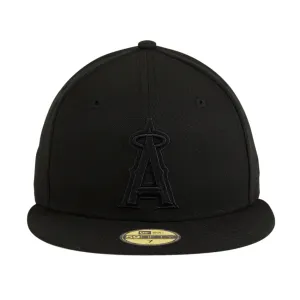 New Era 59Fifty Los Angeles Angels Hat - Black. Black