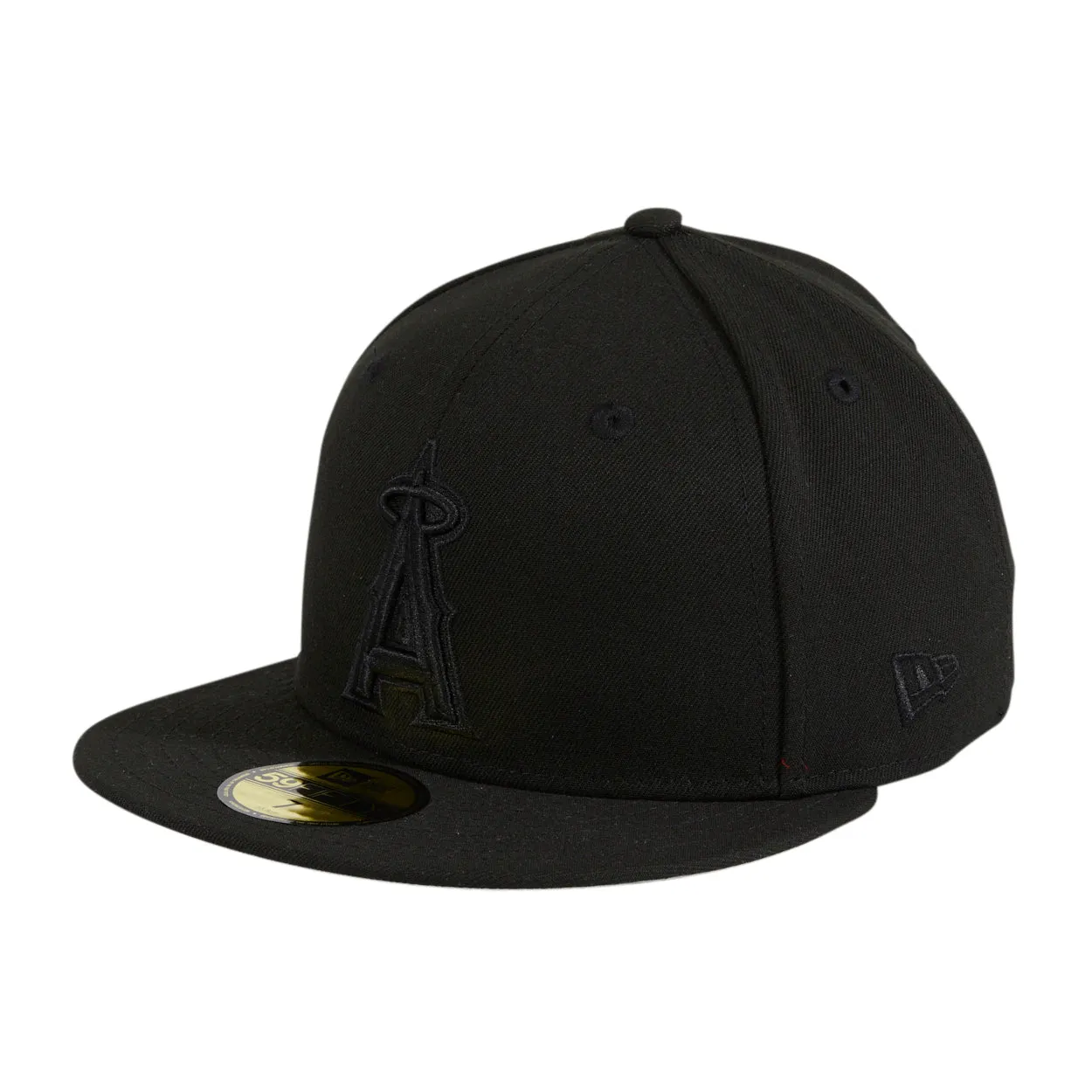 New Era 59Fifty Los Angeles Angels Hat - Black. Black