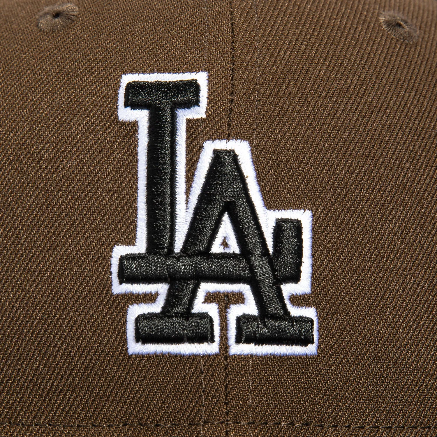 New Era 59Fifty Los Angeles Dodgers 1988 World Series Patch Hat - Brown, Black, White