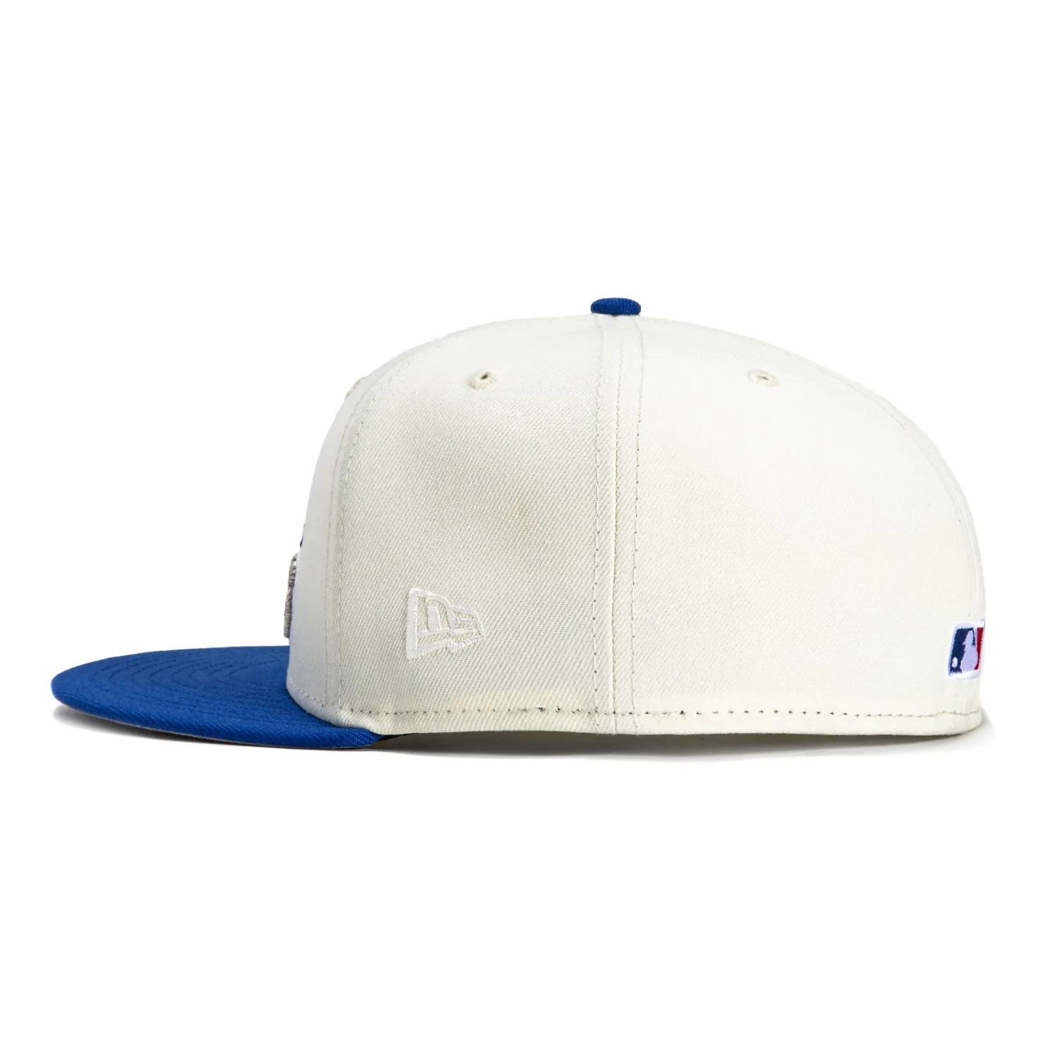 New Era 59Fifty Los Angeles Dodgers 2024 World Series Champions Patch Logo Hat - White. Royal