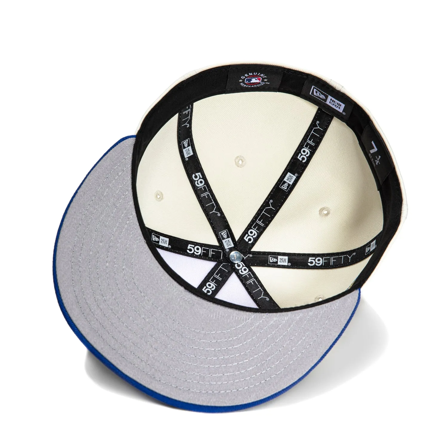 New Era 59Fifty Los Angeles Dodgers 2024 World Series Champions Patch Logo Hat - White. Royal