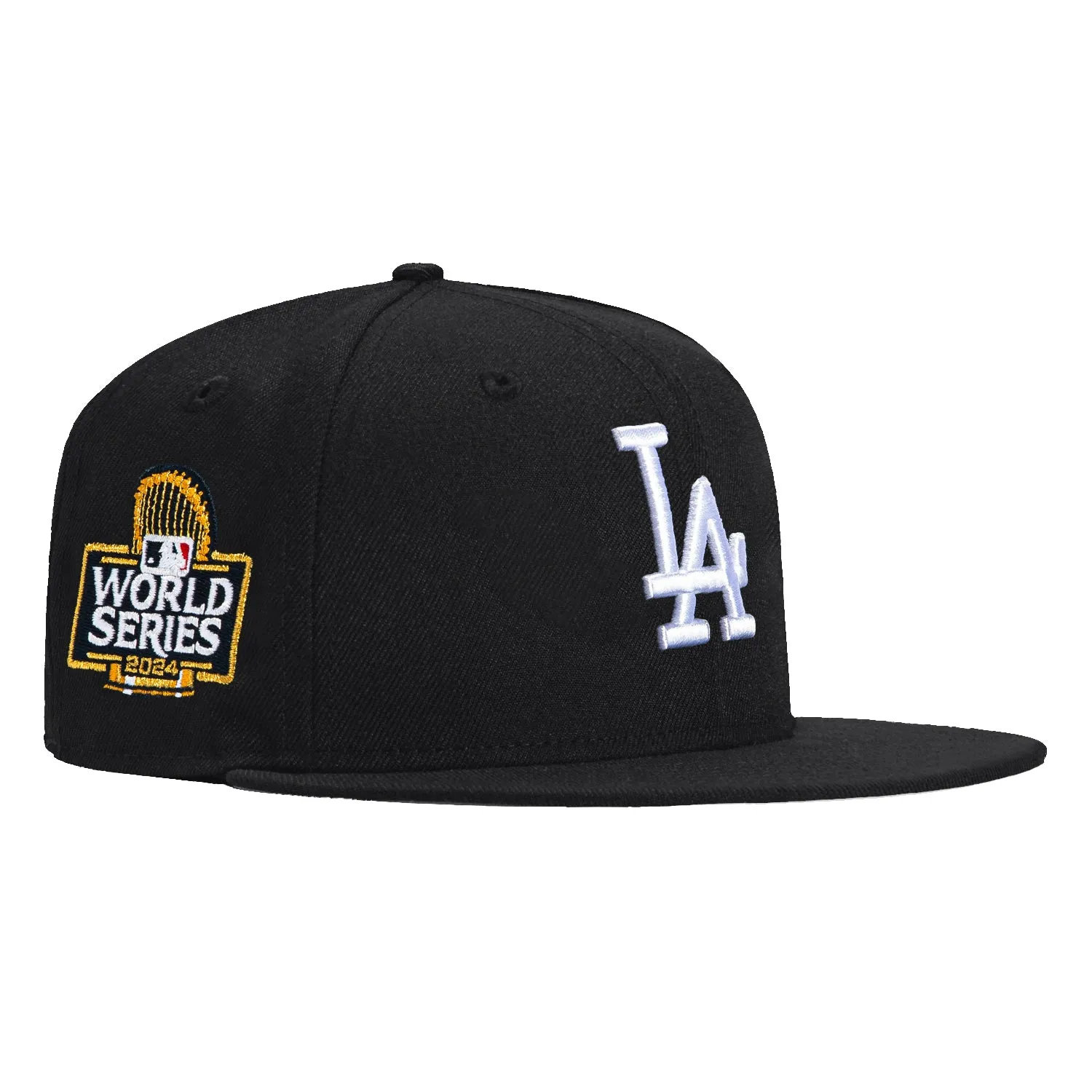 New Era 59Fifty Los Angeles Dodgers 2024 World Series Patch Hat - Navy, White